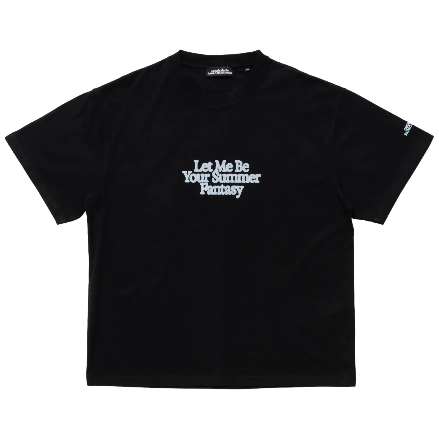 Carne Bollente Sadao's Dream T-Shirt Black front view in a white background