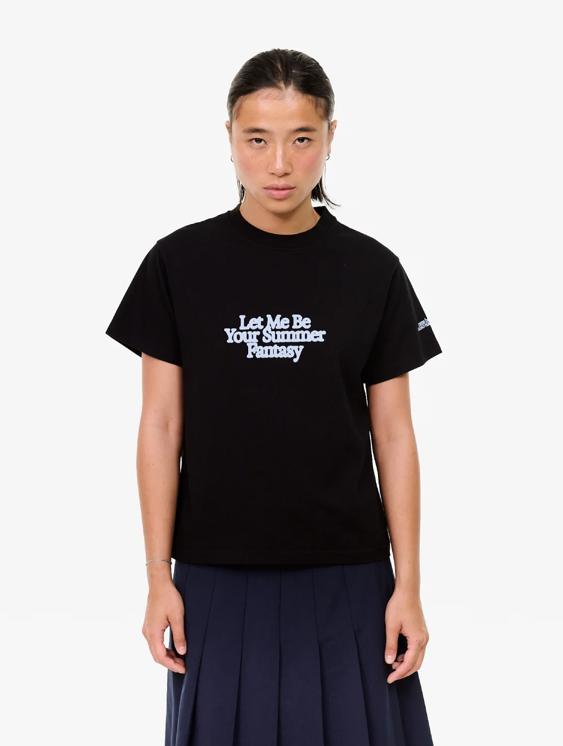 Carne Bollente Sadao's Dream T-Shirt Black front view on model