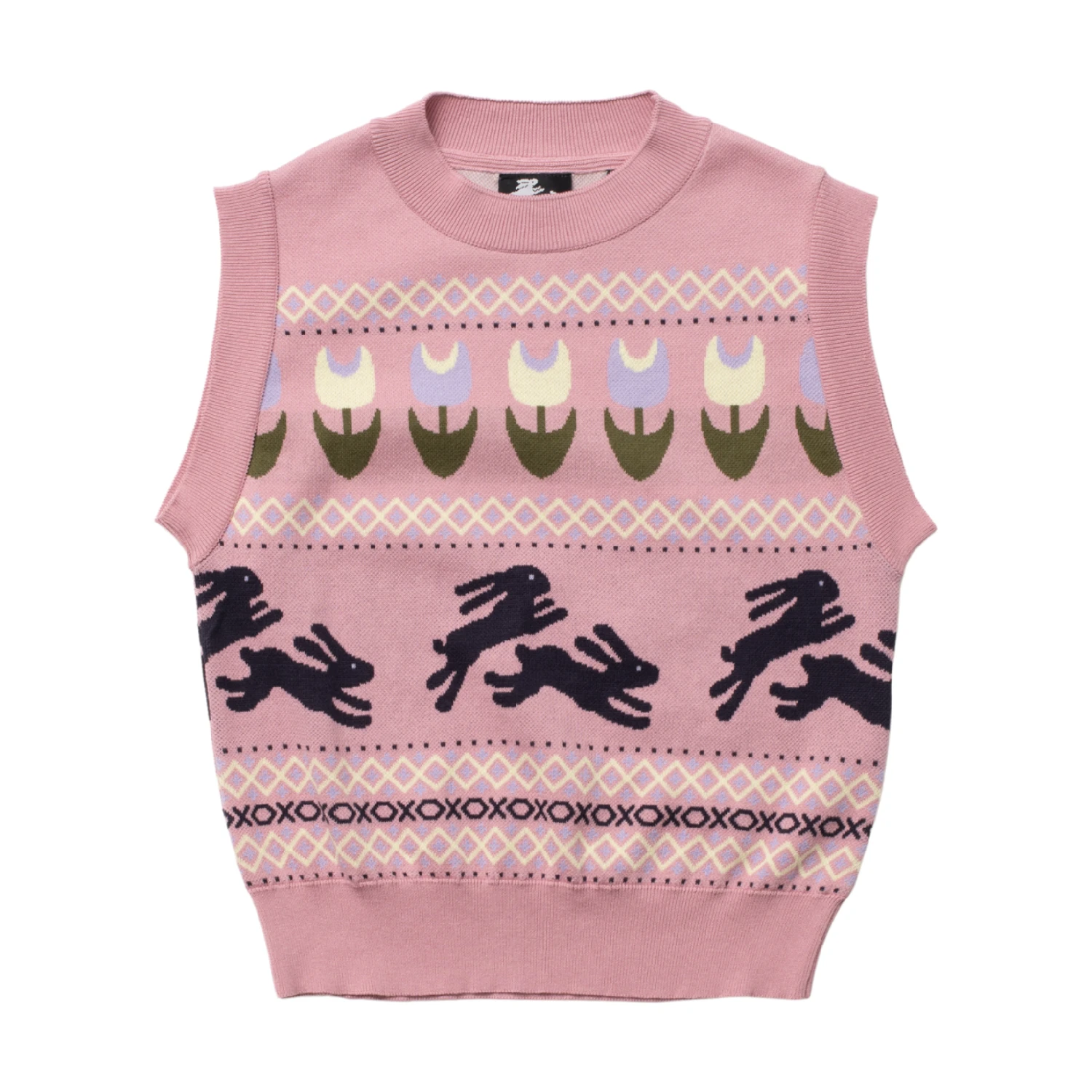 Carne Bollente Somebunny to Love Vest front view in a white background