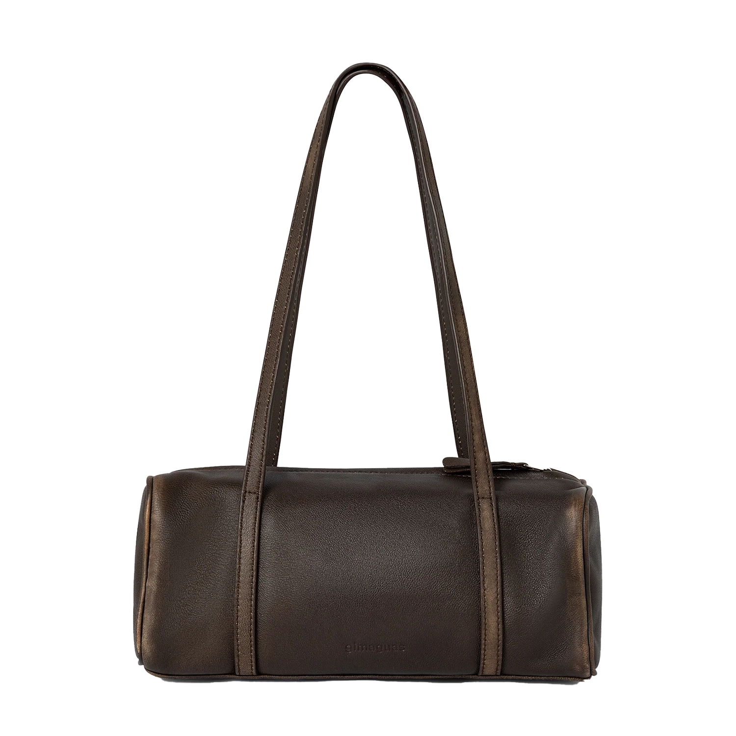 Gimaguas Sofia Bag Faded Brown back view in a white background