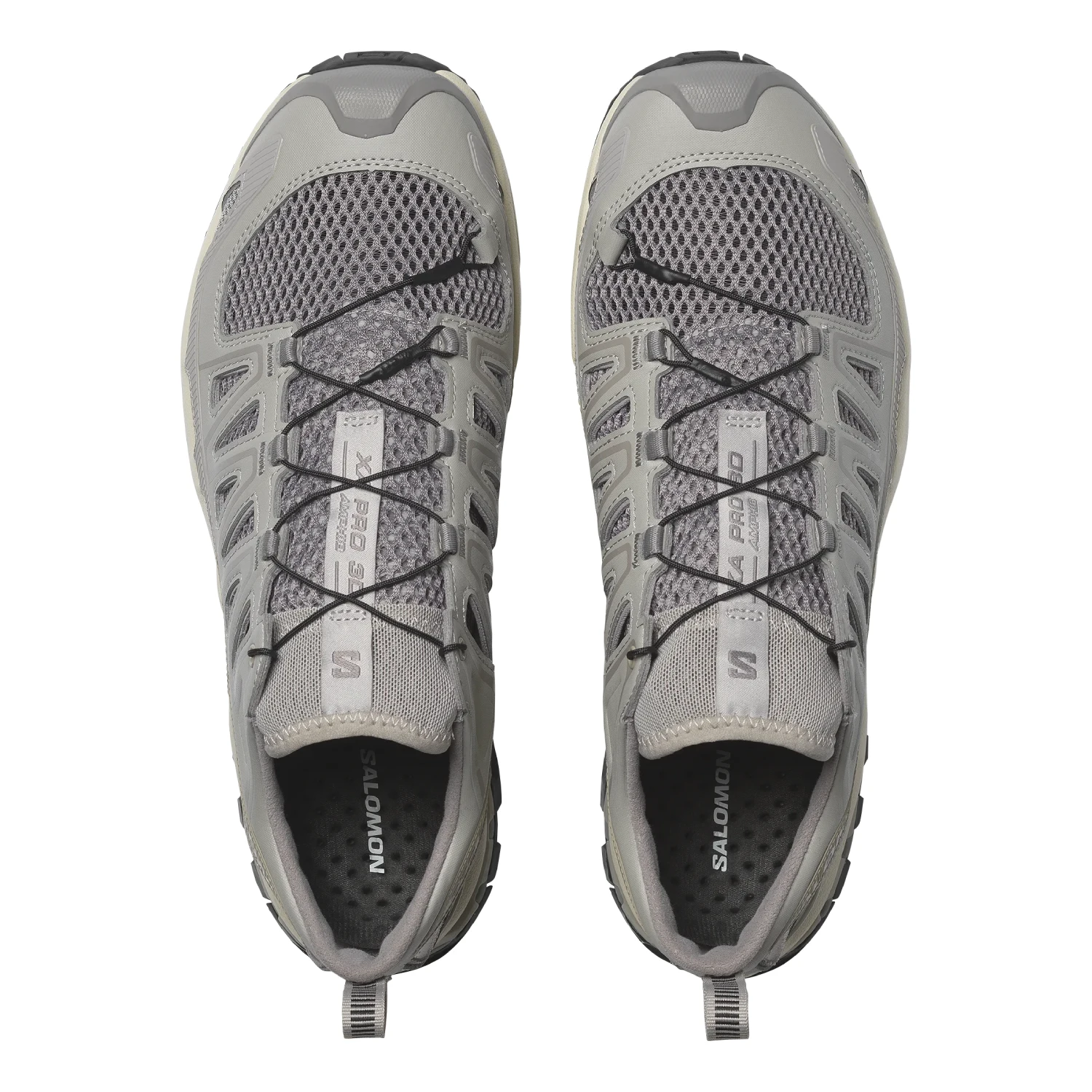 Salomon XA PRO 3D AMPHIB in Paloma/Cloudburst/Rainy Day top view in a white background