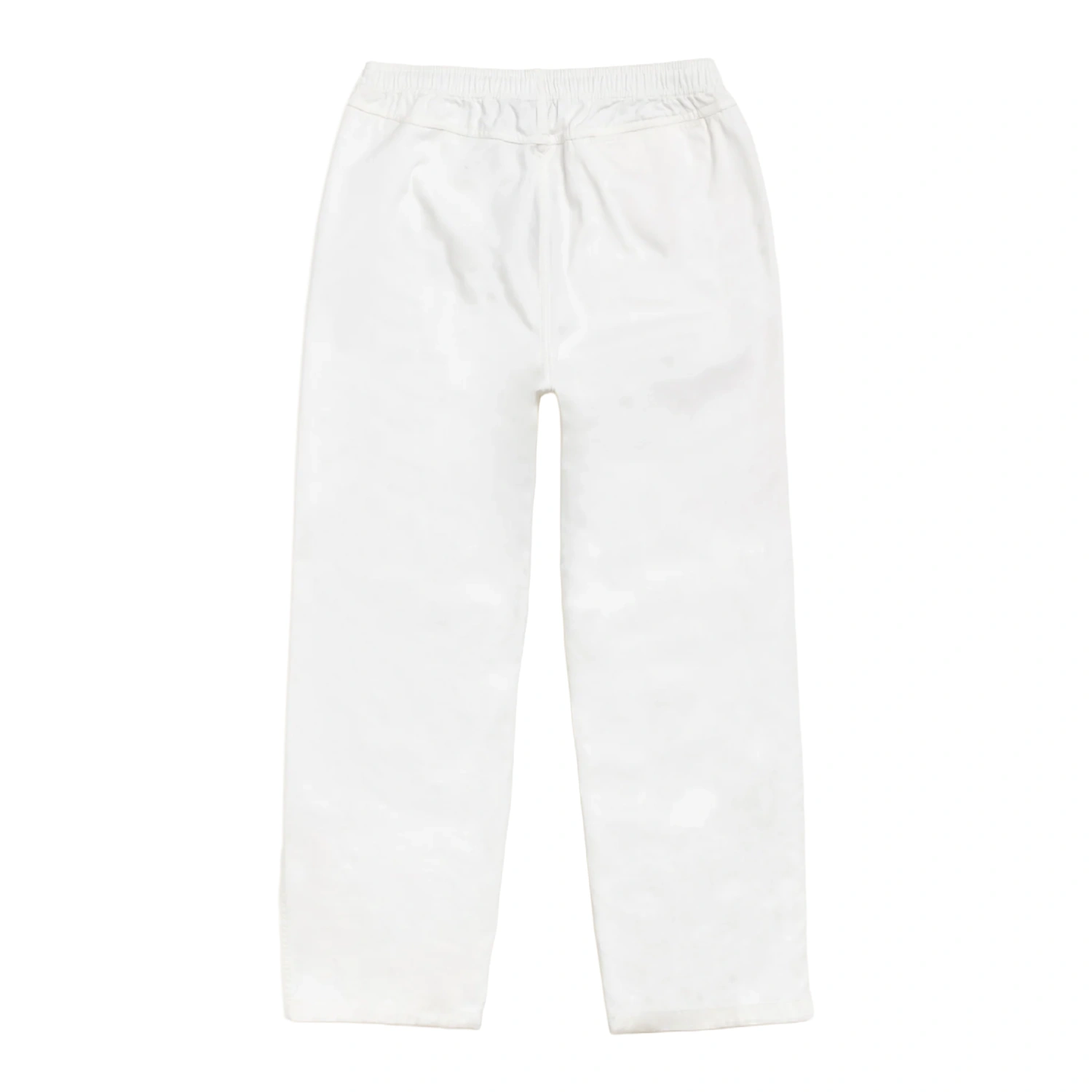 Stüssy Beach Pant Bone back view in a white background