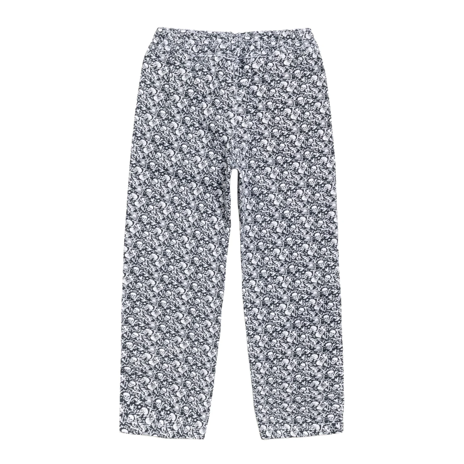 Stüssy Beach Pant Bones back view in a white background