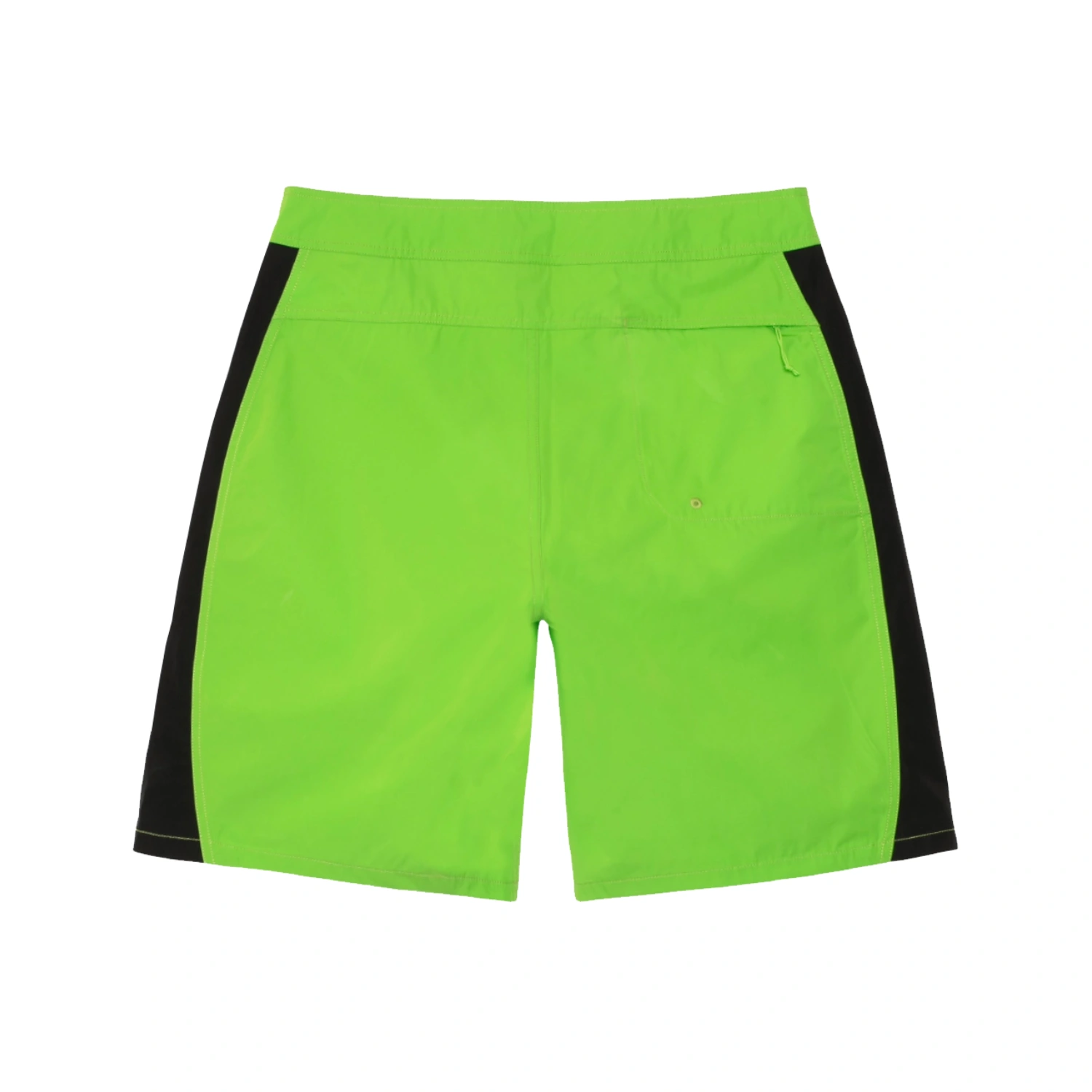 Stüssy Curved Panel Board Short Green back view in a white background