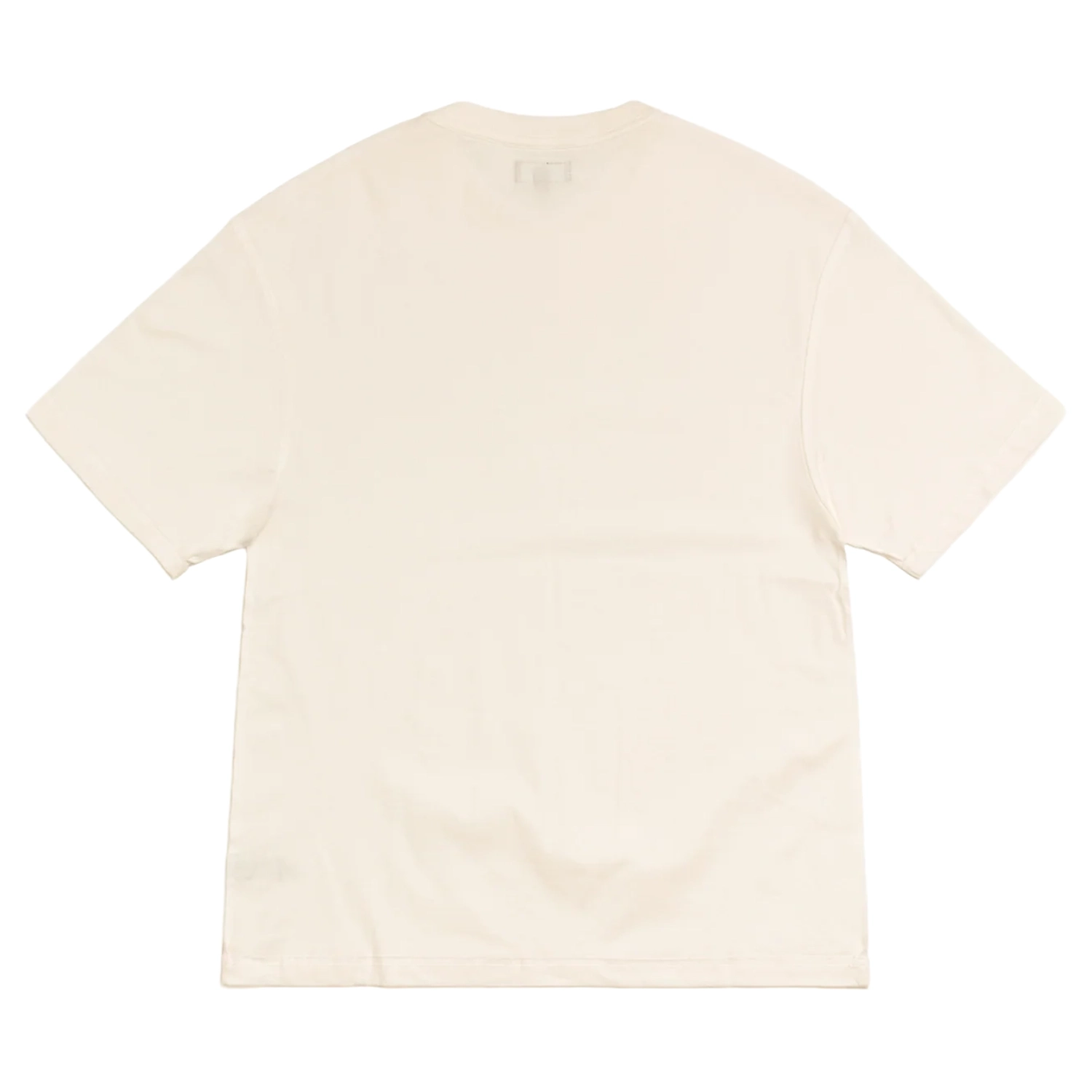 Stüssy Lazy Tee White back view in a white background