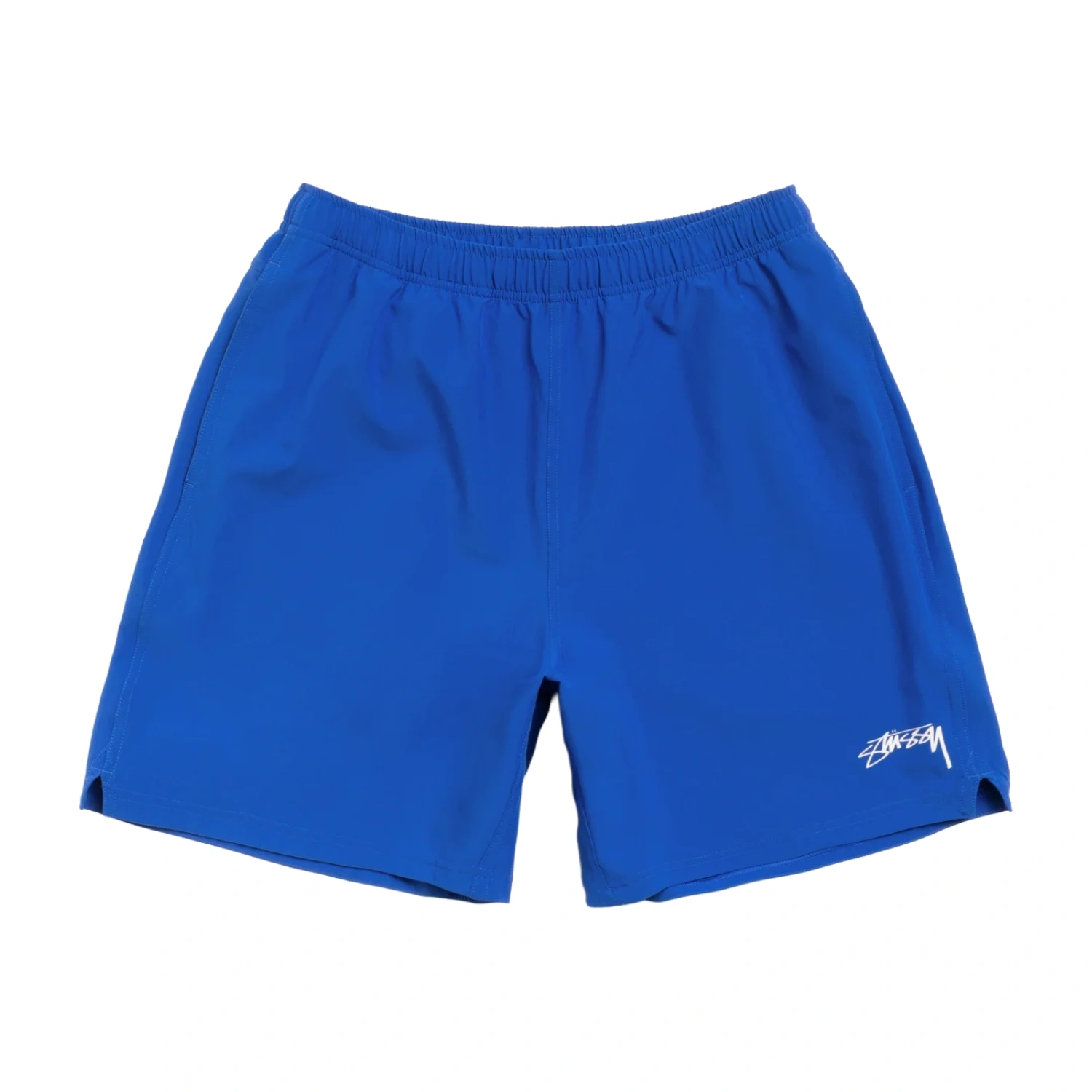 Stüssy Sport Short Blue front view in a white background