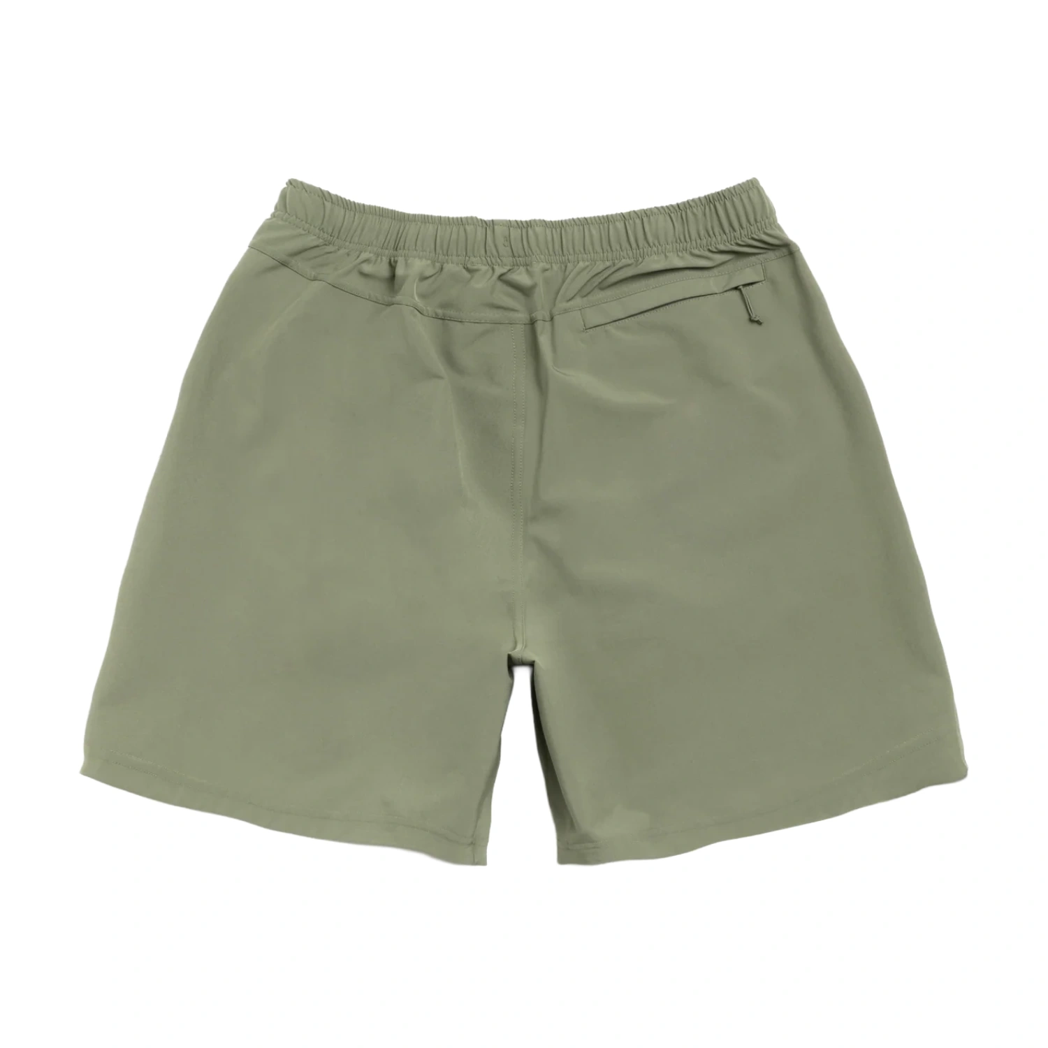 Stüssy Sport Short Green back view in a white background
