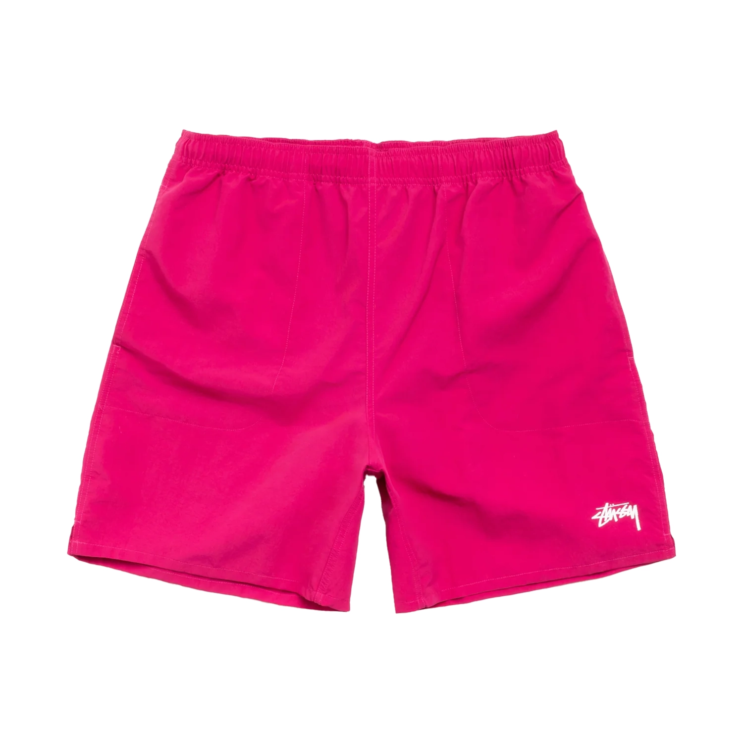 Stüssy Water Short Stock Berry front view in a white background