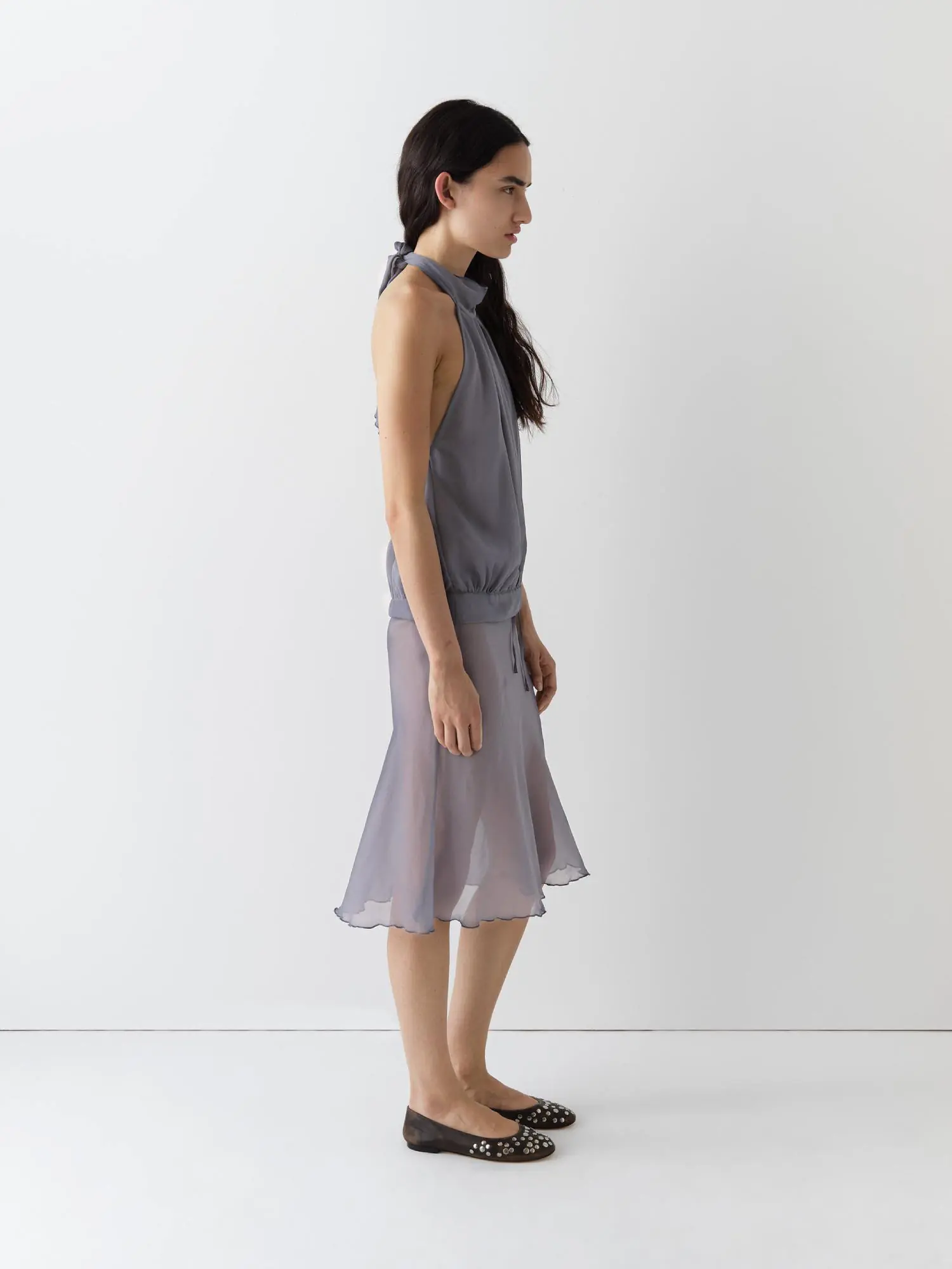 Gimaguas Bahia Skirt Grey on model