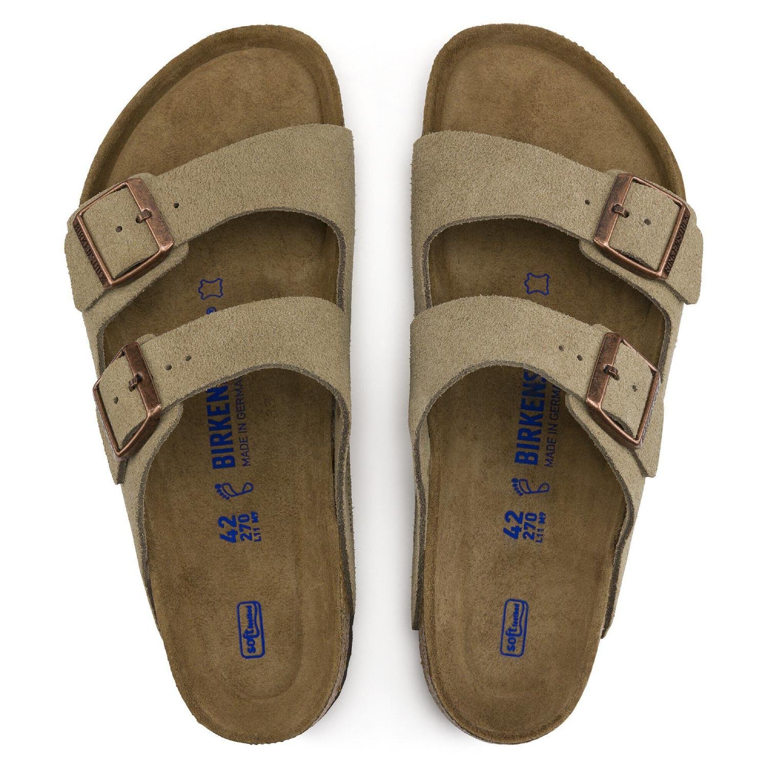 Birkenstock Arizona Taupe top view