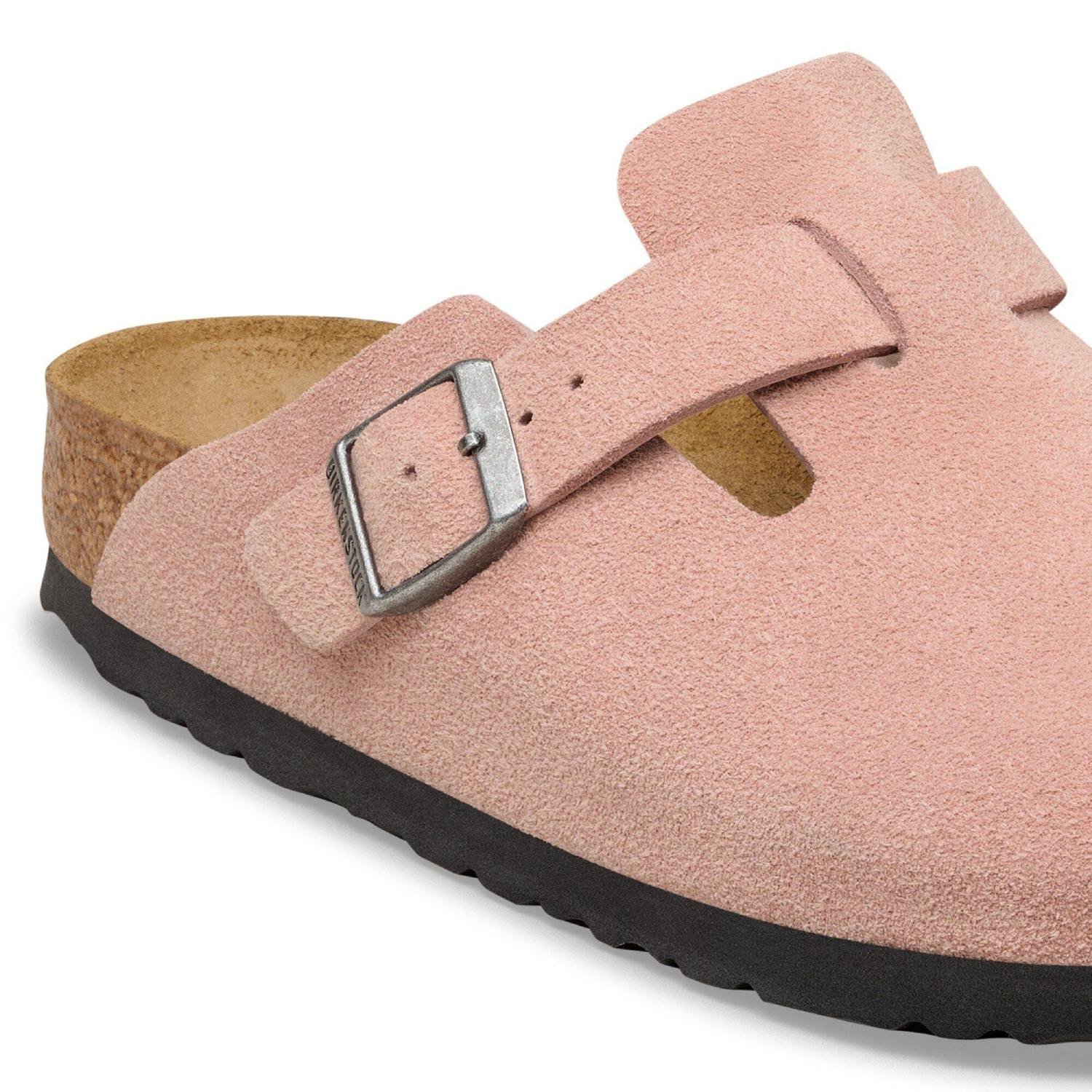 Birkenstock Boston Pink Clay detail