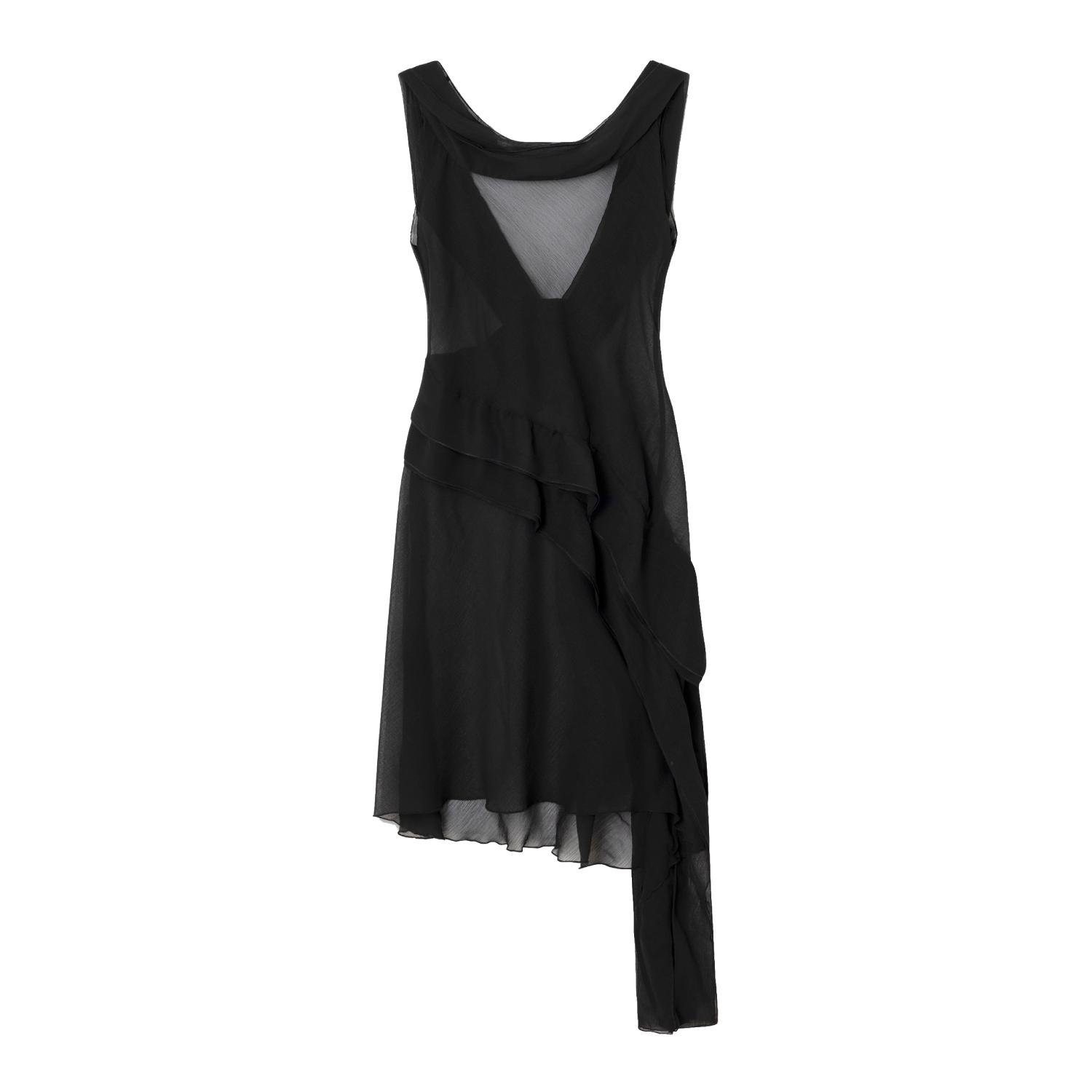 Gimaguas Boa Dress Black