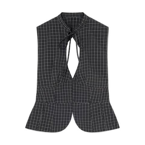 Gimaguas Coco Top Checks Black