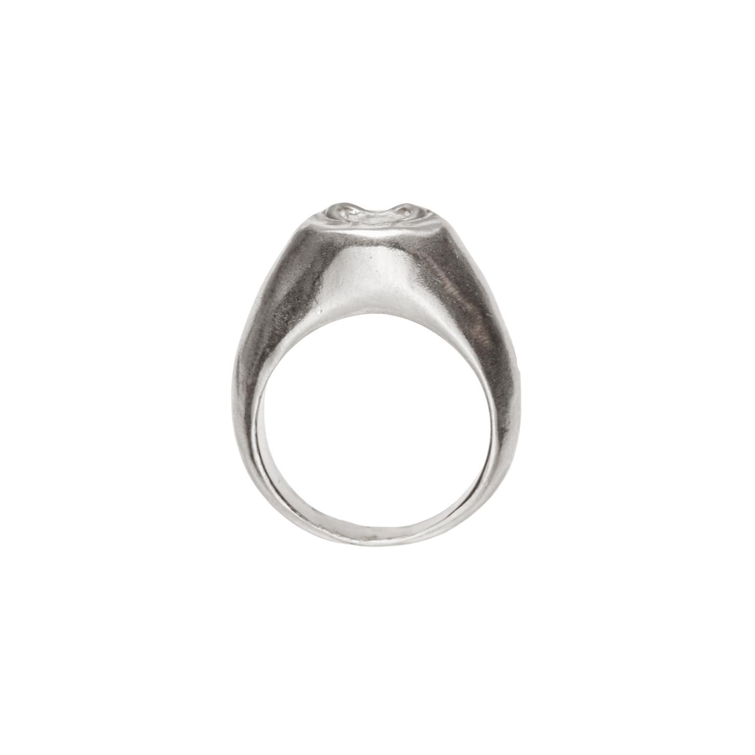 Simuero Beso 01 Ring Silver profile view