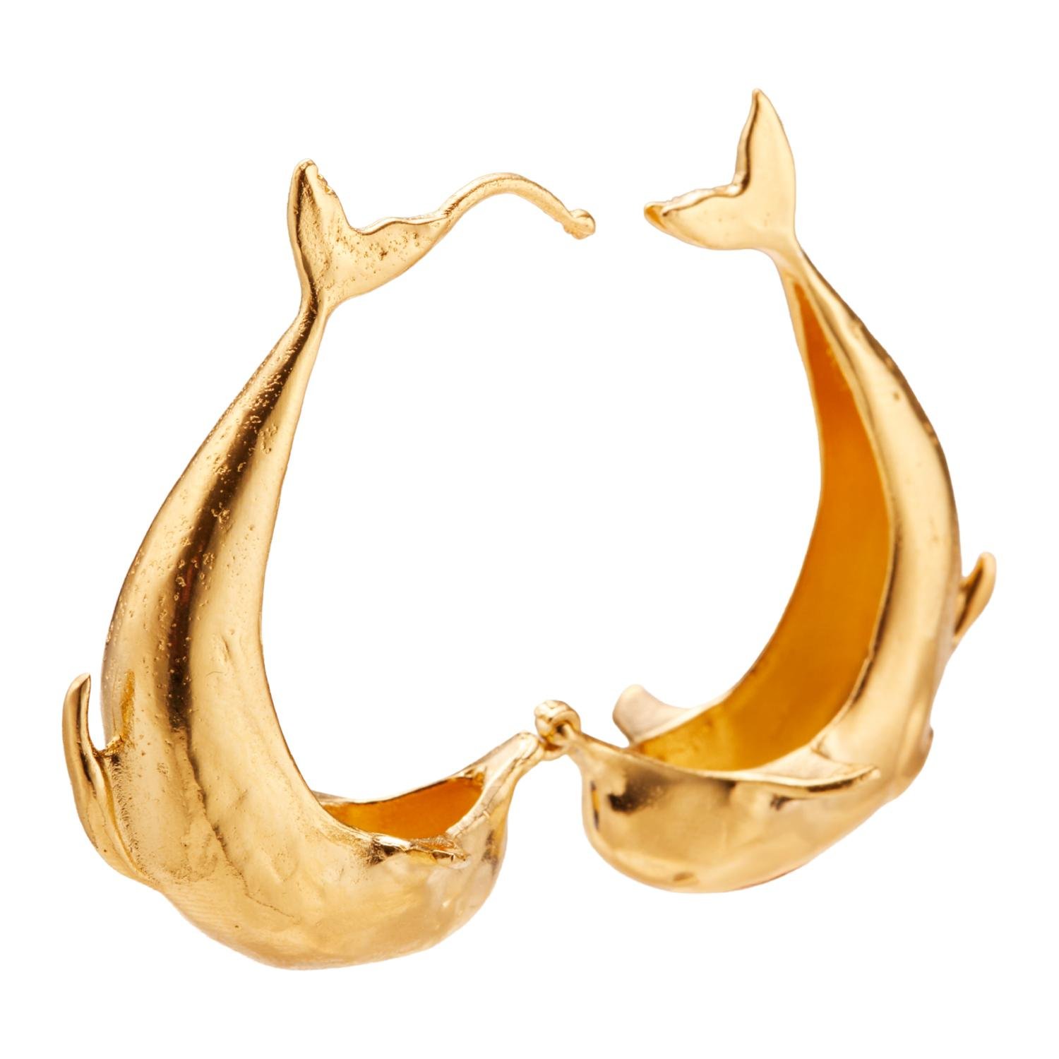 Simuero Los Delfines Hoop Earrings detail