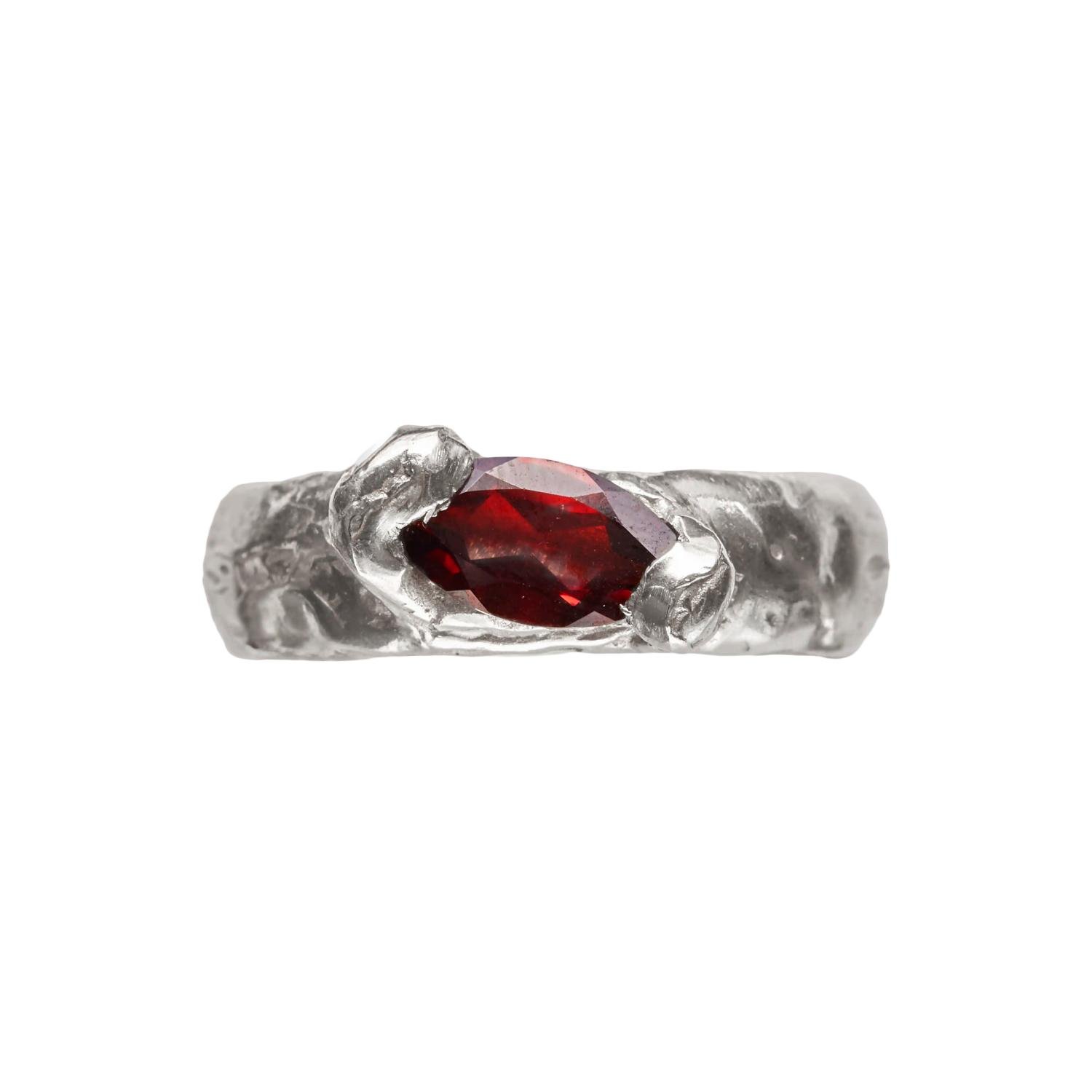 simuero enero ring silver main view