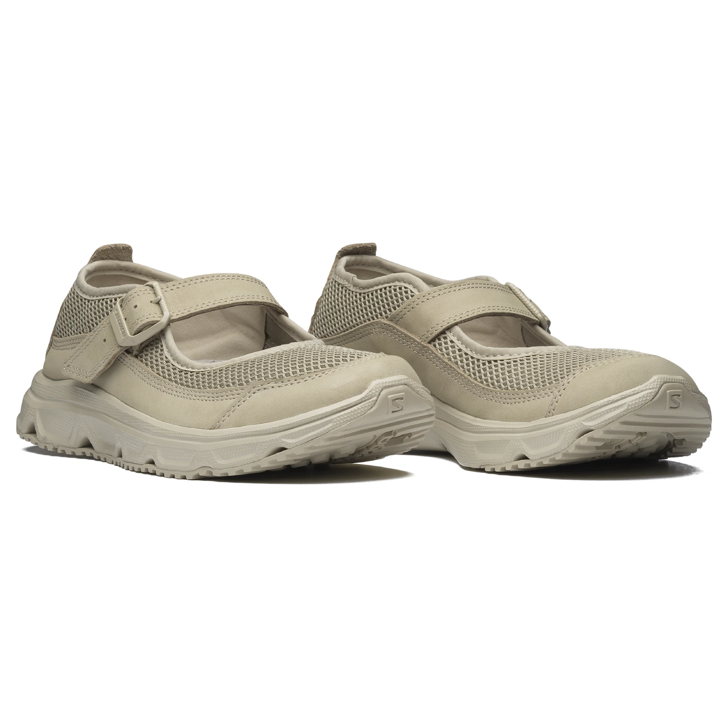 Salomon RX Marie-Jeanne Eucalyptus side view in a white background