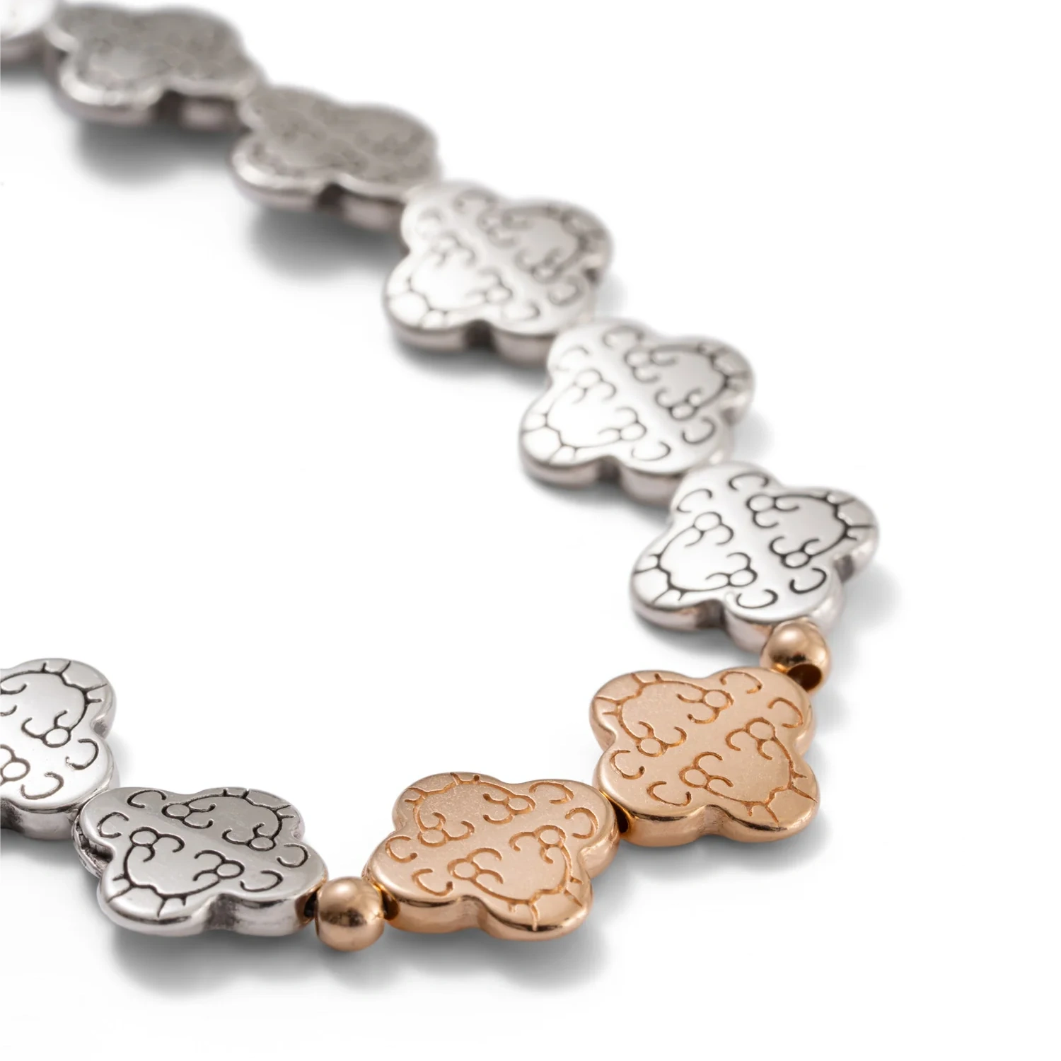 Gottlob Edition No.1 Bracelet Silver/Rosé Gold detail