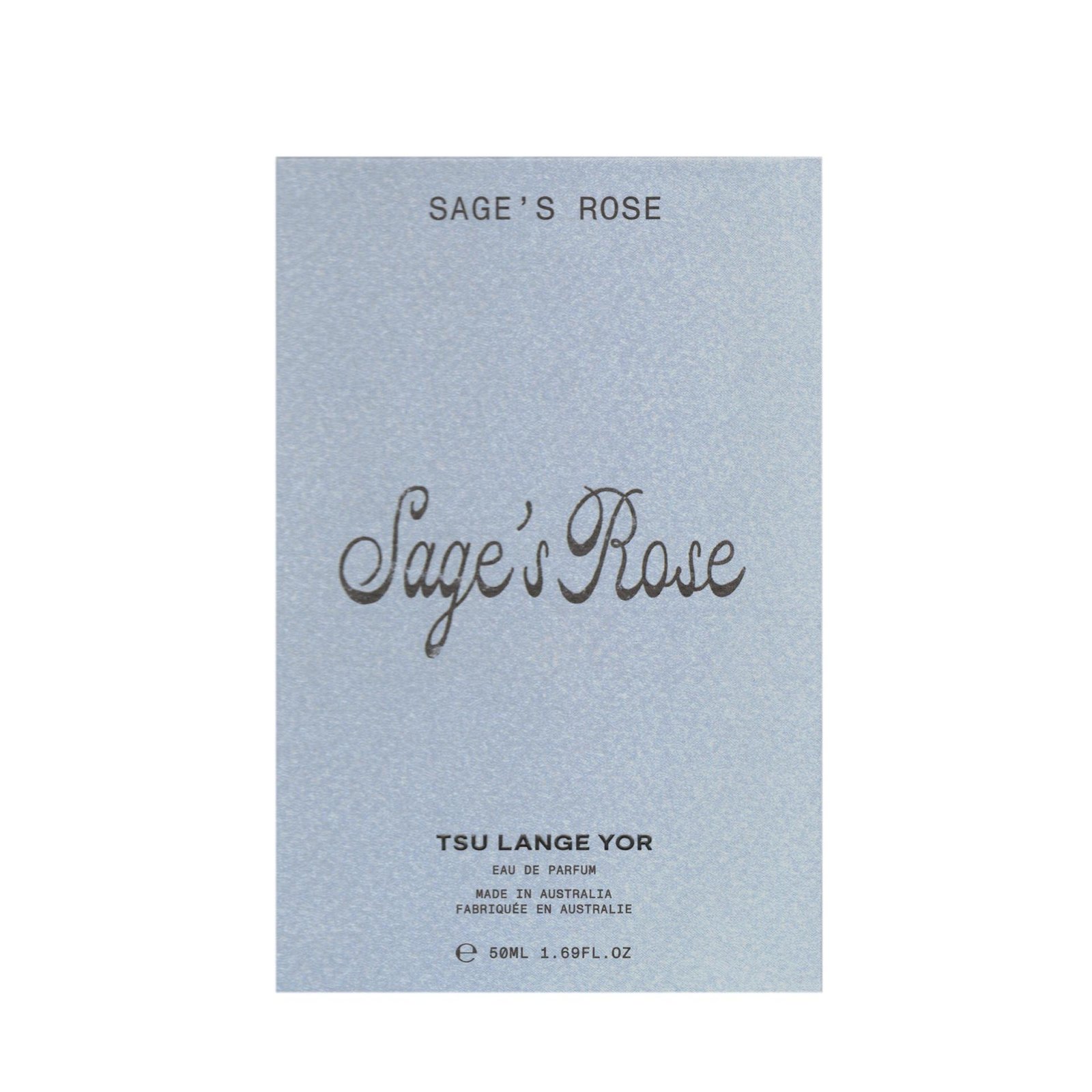 TLY Sage's Rose 50ml packaging