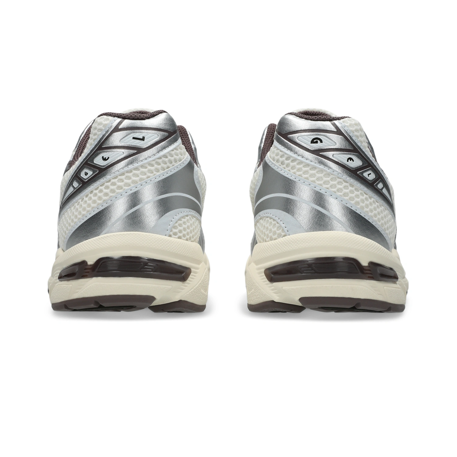 Asics Gel-1130 Cream/Cocoa Powder back view in a white background