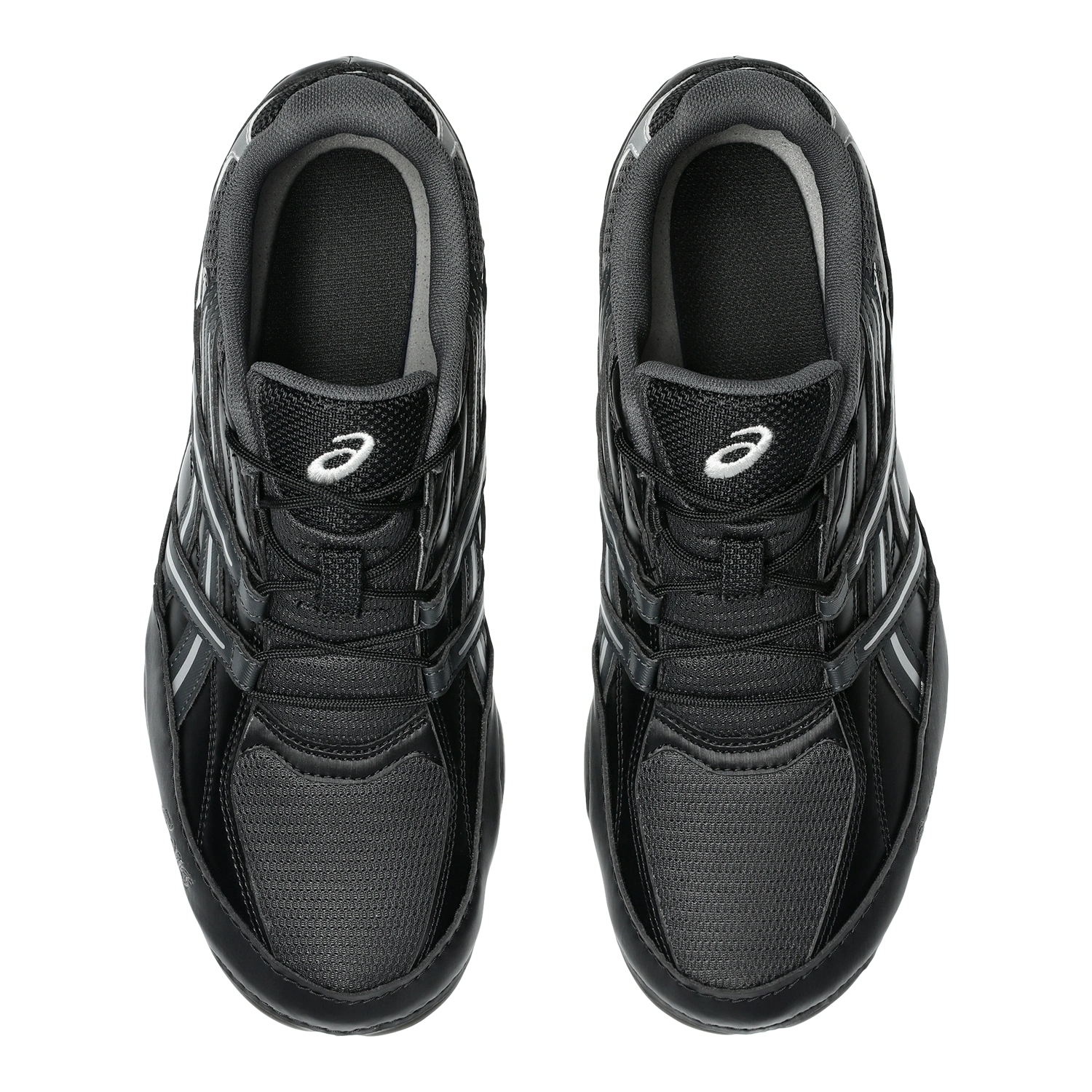 Asics Hypersync Graphite Grey/Black top view in a white background