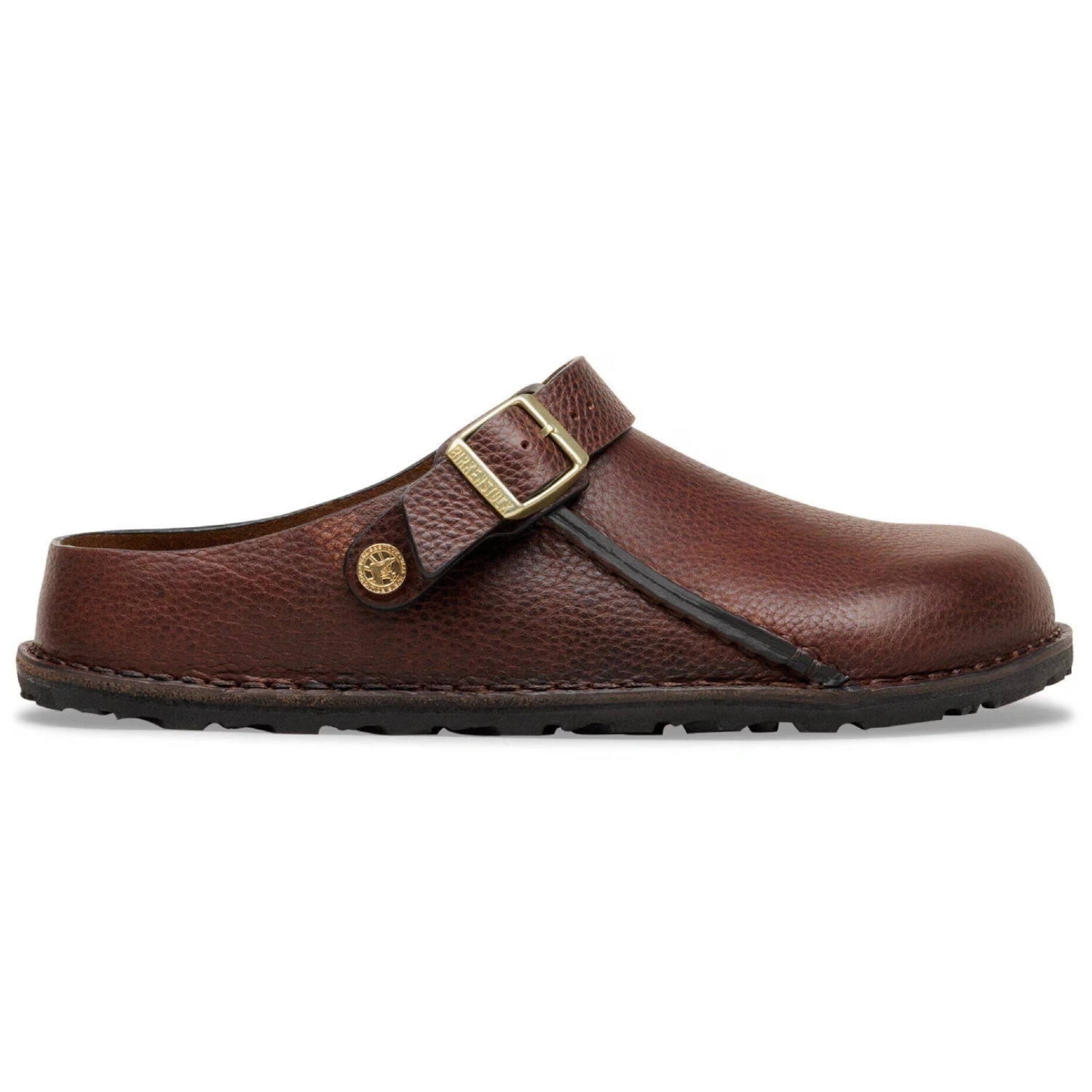 Birkenstock Lutry Premium Roast side view in a white background