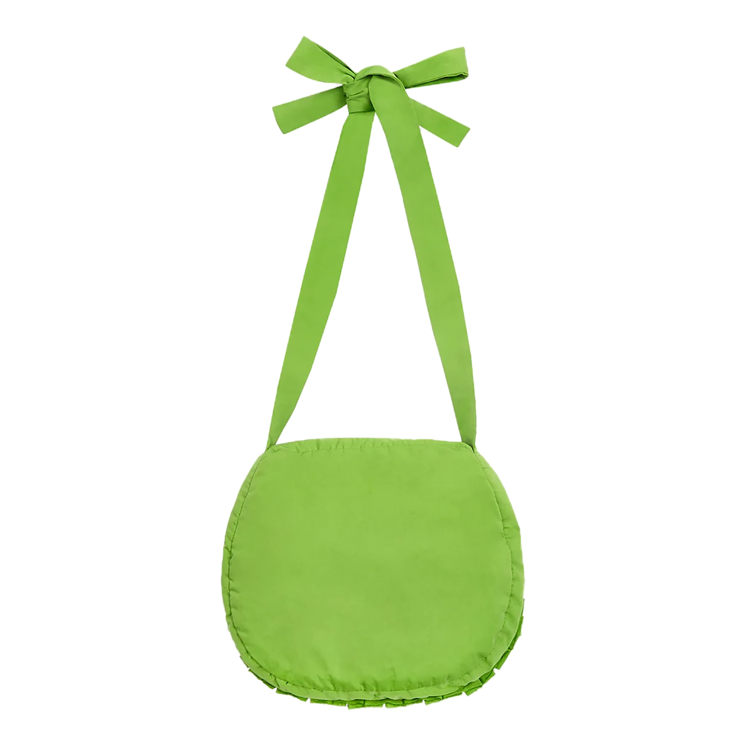 Hades Wool Make Friends With Chaos Bag Green back view in a white background