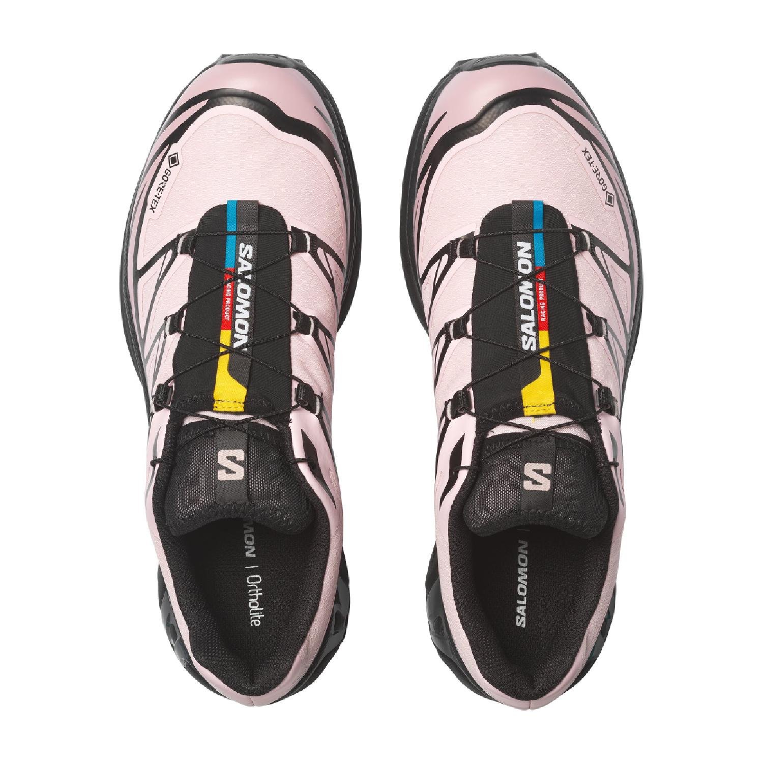 Salomon XT-6 GTX Black/Icy Pink/Dawn Pink Top View