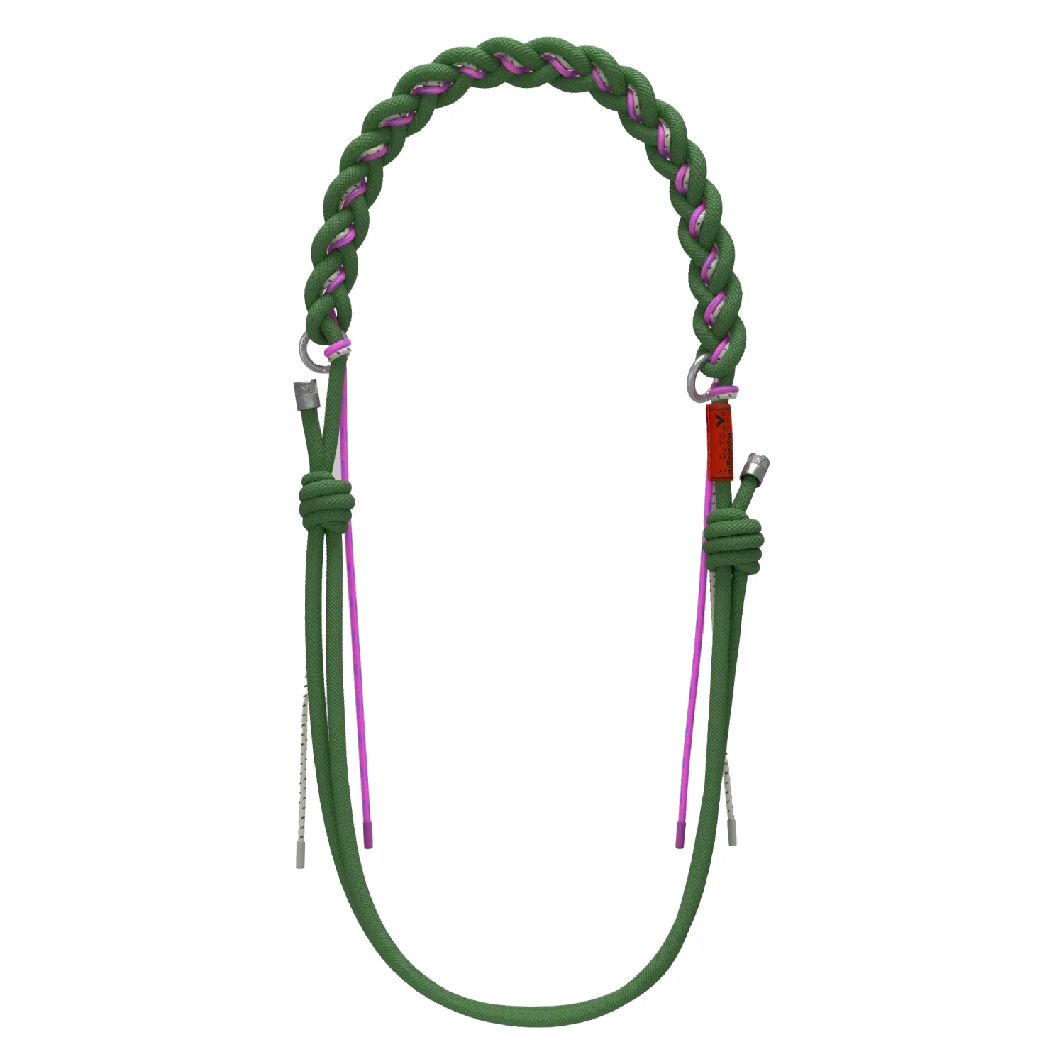 Topologie 8.0mm Braided O-Rope Ivy in a white background