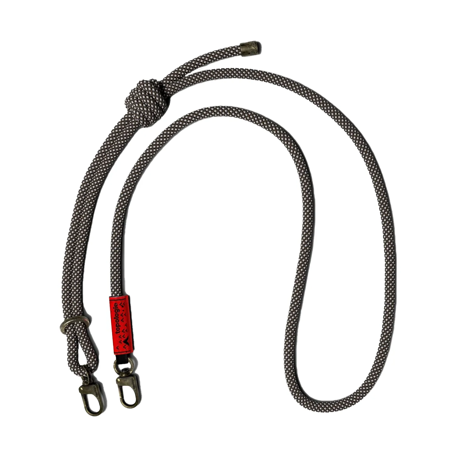 Topologie 8.0mm Rope Strap Bistre Lattice in a white background