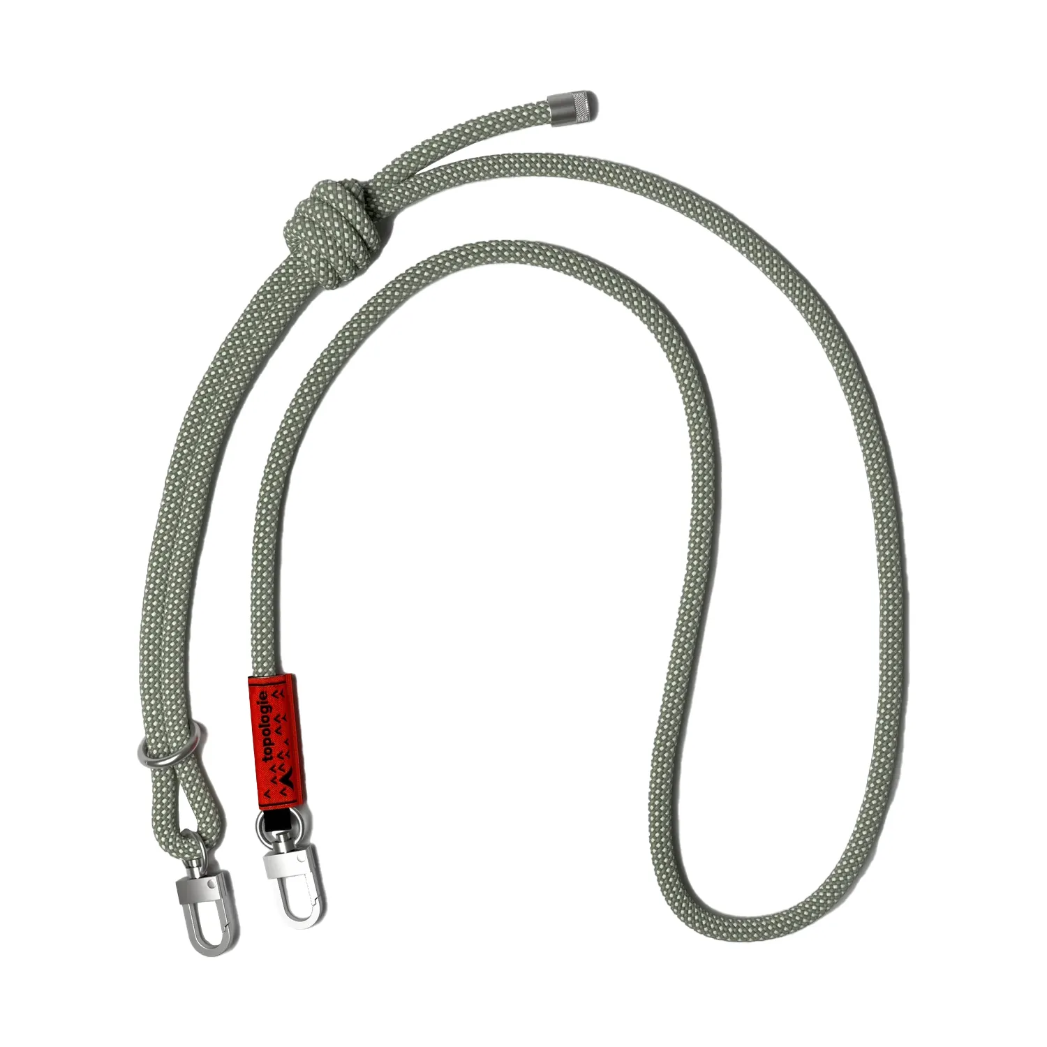 Topologie 8.0mm Rope Strap Sage Lattice in a white background